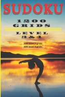 SUDOKU, 1200 grids , level 3 & 4 , 200 PAGES, B08NDVKKBX Book Cover