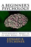 A Beginner's Psychology 9354750753 Book Cover