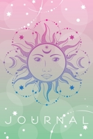 Journal: Mystical Sun, Moon and Stars  Journal, Pretty Line Ruled Paper Notebook for Writing Notes and Journaling, Made for Women that Follow their Dreams 1695818636 Book Cover