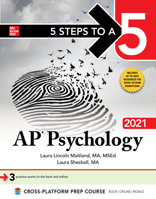 5 Steps to a 5: AP Psychology 2021 1260466981 Book Cover