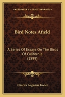Bird notes afield 1014528364 Book Cover