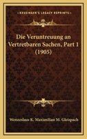 Die Veruntreuung an vertretbaren Sachen 1161135537 Book Cover