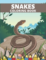 Snakes Coloring Book: Detailed Reptiles Illustrations to Color and Relax B08QBS1VB1 Book Cover