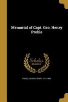 Memorial of Capt. Geo. Henry Preble 1175609811 Book Cover