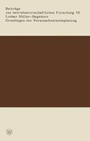 Grundlagen Der Personalbestandsplanung 3663006158 Book Cover