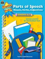 Parts of Speech Grades 2-3 (Practice Makes Perfect) 0743933389 Book Cover