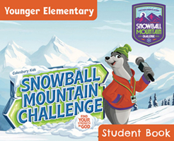 Vbs 2026 Snowball Mountain Challenge Younger Elementary Student Book (Grades 1-2) (Pkg of 6): Find Your Strength in God 1791038271 Book Cover