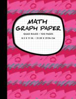 Math Graph Paper - Quad Ruled - 100 Pages - 8.5 x 11 in. - 21.59 x 27.94 cm: Composition Notebook 1074607236 Book Cover