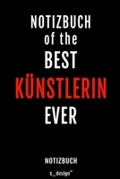 Notizbuch f�r K�nstlerin: Originelle Geschenk-Idee [120 Seiten kariertes blanko Papier] 1710050586 Book Cover