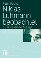 Niklas Luhmann Beobachtet: Eine Einfuhrung in Die Systemtheorie 3531323520 Book Cover