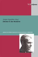 Literatur in Der Moderne: Jahrbuch Der Walter-Hasenclever-Gesellschaft Bd. 6 (2008/2009) 3899715594 Book Cover