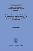 Probleme Des Transnationalen Zugriffs Auf Elektronische Beweismittel Im Lichte Der Europaischen Beweisrechtshilfe in Strafsachen (German Edition) 3428192729 Book Cover