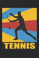 Tennis: Tennis Notebook Blank Line Journal Lined with Lines 6x9 120 Pages Checklist Record Book Take Notes Tennis Player Sports Planner Paper Christmas Gift for Tennis Lover Gifts 1708077618 Book Cover