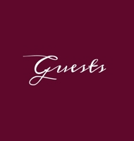 Guests Hardcover Guest Book : Wine Burgundy Guestbook Blank No Lines 64 Pages Keepsake Memory Book Sign in Registry for Visitors Comments Wedding Birthday Anniversary Christening Engagement Party Holi 1951373065 Book Cover