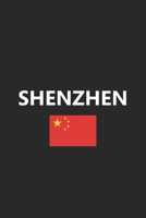 Shenzhen: China Chinese City Flag Country Notebook Journal Lined Wide Ruled Paper Stylish Diary Vacation Travel Planner 6x9 Inches 120 Pages Gift 1673370349 Book Cover