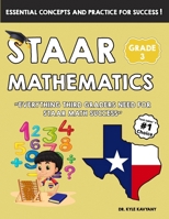STAAR Grade 3 Math: Everything You Need to Ace the Grade 3 STAAR Math Test B0F3NTQ8VX Book Cover