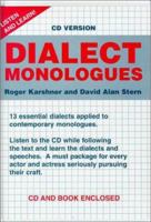 Dialect Monologues with CD (Audio) 0940669471 Book Cover