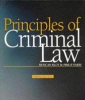 Principles of Criminal Law 3/E 1859413730 Book Cover