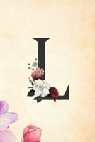 L: Cute Initial Monogram Letter L College Ruled Notebook L Letter Floral Notebook for Men, Girls and Women 1691417645 Book Cover