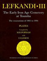 Lefkandi III: Plates 0904887278 Book Cover