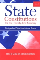 State Constitutions for the Twenty-First Century: The Agenda of State Constitutional Reform 0791467120 Book Cover