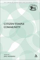 Citizen-Temple Community (JSOT Supplement) 0567611116 Book Cover