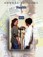 Annual Editions: Health 06/07 (Annual Editions : Health) 007320966X Book Cover