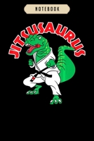 Notebook: Funny Jujitsu, T-Rex Jiu Jitsu Black Belt gifts Notebook-6x9(100 pages)Blank Lined Paperback Journal For Student-Jiu jitsu Notebook for Journaling & Training Notes-BJJ Jounal-Jiu jitsu Gifts 1675455384 Book Cover