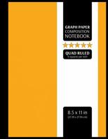 Graph Paper Composition Notebook: Graphing Paper, 4x4 Quad Ruled, 4 Squares Per Inch (Large, 8.5x11 in.) 1082223948 Book Cover