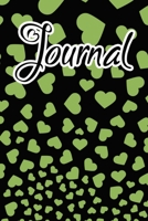 Journal: Light Olive Falling Hearts Journal for women to write in 1657933555 Book Cover