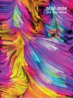 2020-2024 Five Year Planner: Five Year Monthly Planner 8.5 x 11 (Digital Liquid Color Hardcover) 1087851394 Book Cover