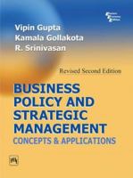 Business Policy and Strategic Management 812033244X Book Cover