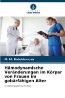 Hämodynamische Veränderungen im Körper von Frauen im gebärfähigen Alter 6209338186 Book Cover