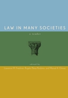 Law in Many Societies: A Reader 0804763747 Book Cover