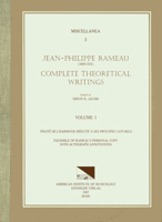 Misc 3 Jean Philippe Rameau (1683-1764), Complete Theoretical Writings, Edited by Erwin R. Jacobi in 6 Volumes. Vol. I Traité de l'Harmonie Reduite 'a 1595514902 Book Cover