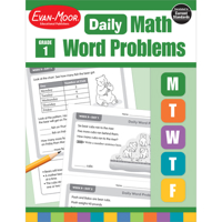 Daily Word Problems, Grade 1 1629385387 Book Cover