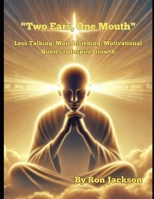 ''TWO EARS, ONE MOUTH'': LESS TALKING,MORE LISTENING:MOTIVATIONAL QUOTES TO INSPIRE GROWTH B0F28WD15P Book Cover