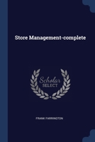 Store Management-complete 1376690225 Book Cover