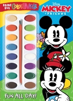 Disney Mickey  Friends: Fun All Day!: Paint Box Colortivity 1645885542 Book Cover