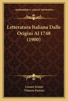 Letteratura Italiana Dalle Origini Al 1748 1165542293 Book Cover