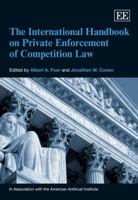 The International Handbook on Private Enforcement of Competition Law 1848448775 Book Cover