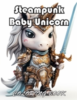 Steampunk Baby Unicorn Coloring Book for Adults: Calming and Adorable Designs for Adults B0CVL1LH3M Book Cover