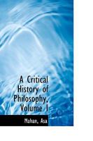 A Critical History of Philosophy Volume 1 9389265142 Book Cover