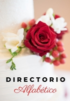 DIRECTORIO ALFABÉTICO: 130 páginas con marcadores para cada letra | Para sus direcciones, contactos telefónicos, sitios web, contraseñas, correos electrónicos y notas. (Spanish Edition) B084DN2G1P Book Cover