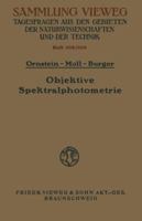 Objektive Spektralphotometrie 3322980537 Book Cover
