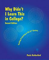 Why Didn't I Learn This in College? 0979728010 Book Cover