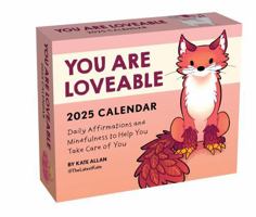 Kate Allan 2025 Day-to-Day Calendar: You Are Lovable 152488944X Book Cover