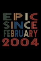 Epic Since January 2004: Birthday Gift for 16 Year Old Men and Women 1661303498 Book Cover