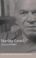 Stanley Cavell (Contemporary Philosophy in Focus) 0521779723 Book Cover