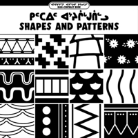 Shapes and Patterns: Bilingual Inuktitut and English Edition 0228702941 Book Cover